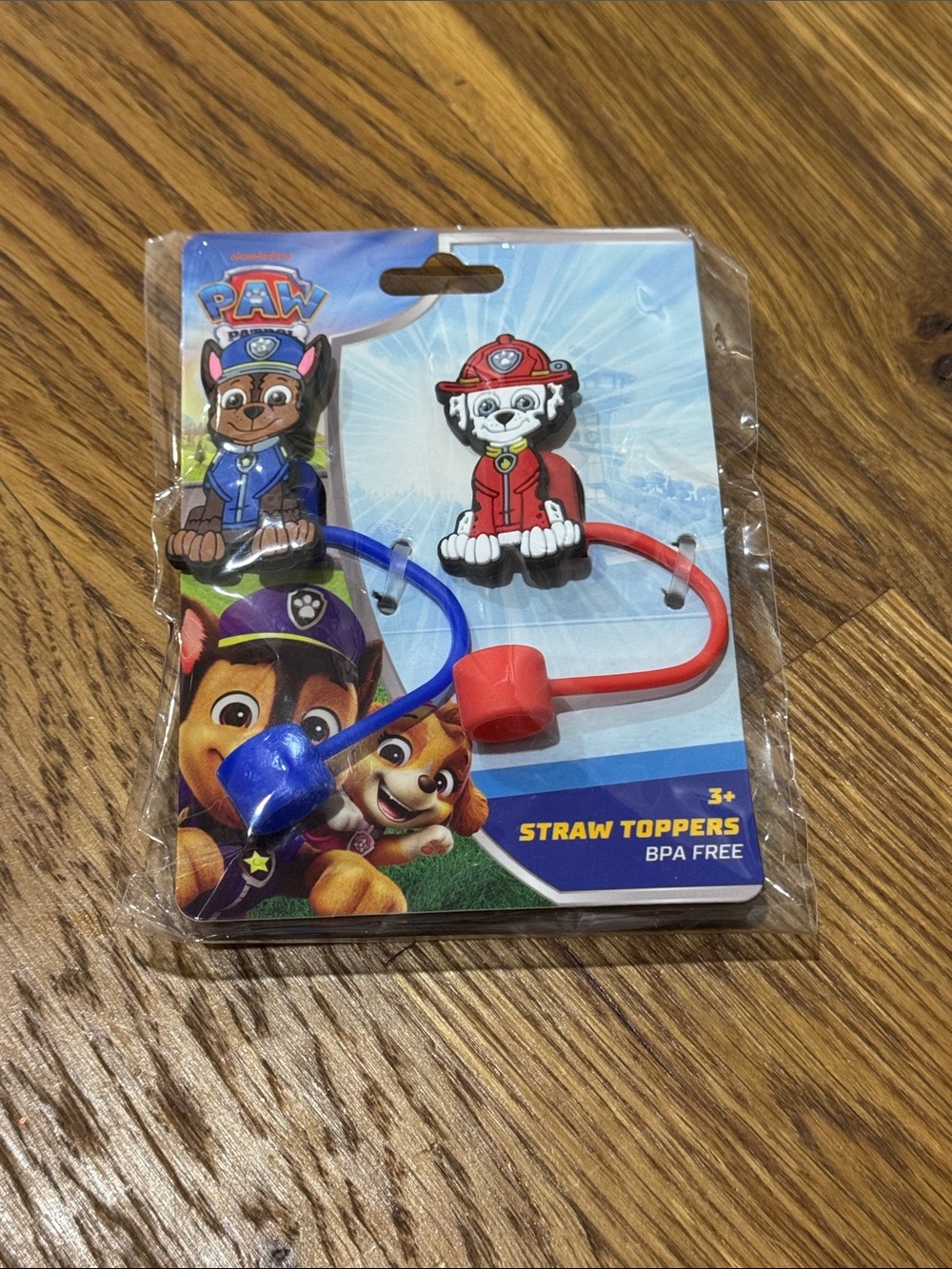 NWT Paw Patrol Straw Toppers